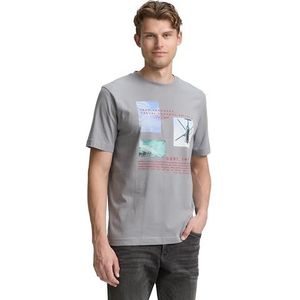 TOM TAILOR T-shirt voor heren, 30992 - Formeel Grey, XXL