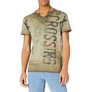 KEY LARGO Mt Highway T-shirt voor heren, kaki, M