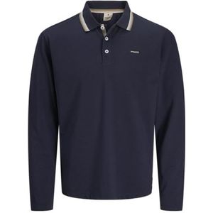 JACK & JONES Jprblualves Ls Polo, grafietgrijs, XS