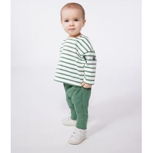 Petit Bateau baby jongens matroos, marshmallow/palmeraie, 3 Jaren