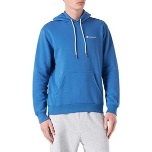 Champion American Classics Small Logo sweatshirt met capuchon voor heren, Kobaltblauw, M