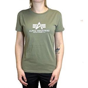 Alpha Industries New Basic T T-shirt voor dames Olive