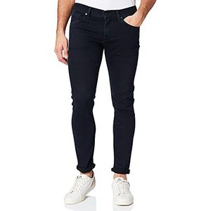 7 For All Mankind Heren Slimmy Tapered Luxe Performance Eco Blue Black Jeans, Donkerblauw, 32W / 30L