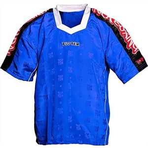 T-shirt met V-hals voor kickboksen""kickboksen Graffiti"", blauw, S