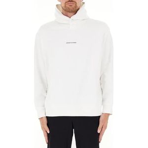 Armani Exchange - French Terry Hoodie - Gebroken Wit - Katoen