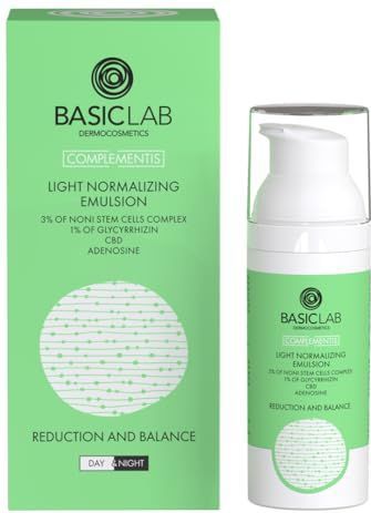 BasicLab Dermocosmetics - Lichte Normaliserende Emulsie - Voor Vettige en Gemengde Huid - 50 ml