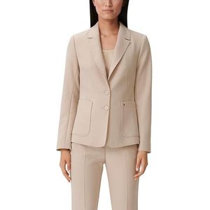 comma - Damesblazer - 8156 - 34 - Met Smalle Pasvorm - Geweven Stof