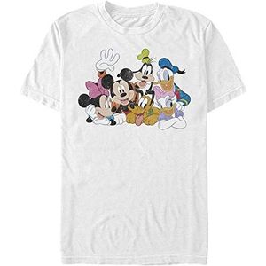 Disney Classics Mickey Classic - Mickey Group Unisex Crew neck T-Shirt White L