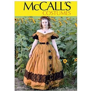 McCall's naaipatroon-M8017A5-Misses' kostuum, Papier, Wit, Diverse