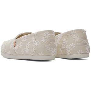 TOMS Dames Pale Blush Metallic Dots Classics 10012652, Natuurlijke geborduurde bloemen, 37.5 EU