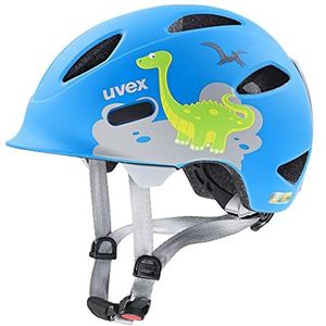 uvex oyo style - lichte fietshelm voor kinderen - individueel passysteem - uitbreidbaar met led-licht - dino blue matt - 45-50 cm