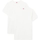 Levi's T-Shirt, wit, M (Pack van 2) Heren, Blanco_300
