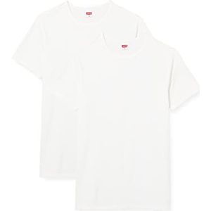 Levi's T-Shirt, wit, M (Pack van 2) Heren, Blanco_300