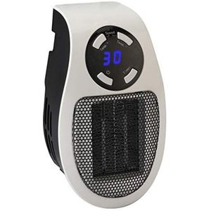 DREXON 923500 Mobiele keramische ventilatorkachel, Pluggy-model, 450 W, led-display, zwart of wit (willekeurige kleur)