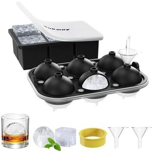 Ronte - Grappige Pinguïn Ijsblokjesvorm Van Siliconen Voor Whisky En Cocktails