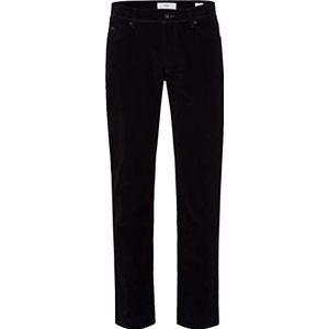 BRAX Cadiz Evolution Tt Moderne 5-pocket corduroy broek voor heren, zwart (black 02), 32W / 30L