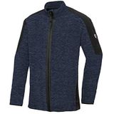 BP 1829-040-0113-Ln opstaande kraag fleece jack voor mannen, 100% polyester, ruimteblauw, maat L