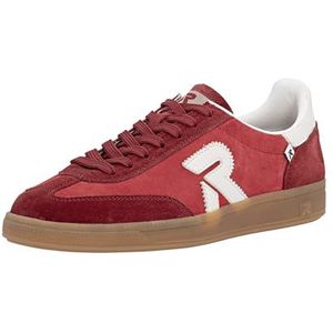 Rieker - Sport Sneakers Laag - Rood - Donkerrood - Wit