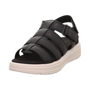 Legero Sunwalker Platte damessandalen, zwart 0100, 36 EU