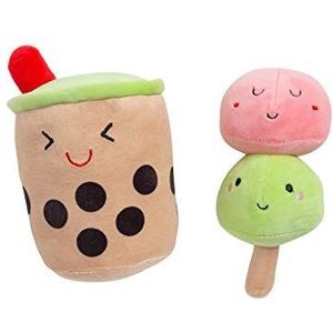 Yappy Snacks Boba Bubble Tea and Mochi Ice Cream Pet Toys Set van 2