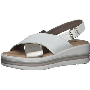 Tamaris 1-28245-42 Damessandalen met sleehak, LT.Gold Comb, 37 EU, Lt Gold Comb, 37 EU