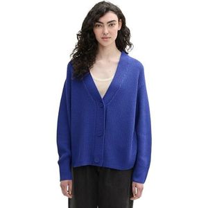 TOM TAILOR Denim Cardigan voor dames, 26529 - Anemone Blauw, XXL