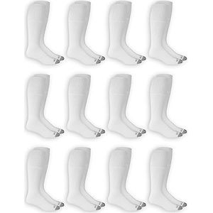 Fruit of the Loom Casual sokken voor heren (pak van 12), Wit, 40-46 EU