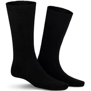 KUNERT Herensokken Homesocks Abs antislip, Black 0070, 43-46 EU