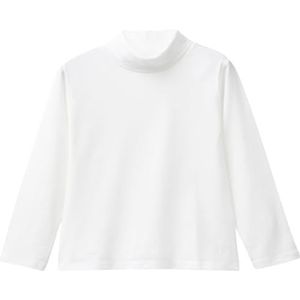 United Colors of Benetton T-shirt voor meisjes en meisjes, Wit, 18 mesi