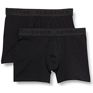 SCHIESSER - Onderbroek - Zwart - 2 Pack - Jersey
