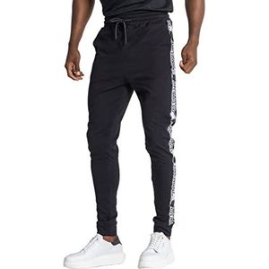 Gianni Kavanagh Black Yin Yang Joggers Jogger voor heren, Blanco Y Gris, XXL