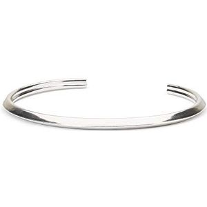 Trollbeads Armband Bangle A Cuore L in zilver TAGBA-00020, Large, Zilver, Geen