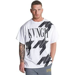 Gianni Kavanagh White Dynamic oversized T-shirt, M heren, Regulable, M