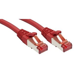 LINDY Cat.6 S/FTP kabel, rood, 2 m patchkabel