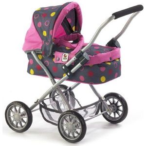 Bayer Chic 2000 555 24 poppenwagen Smarty, voor kinderen vanaf 2 jaar, funny pink, 56 x 37 x 56 cm