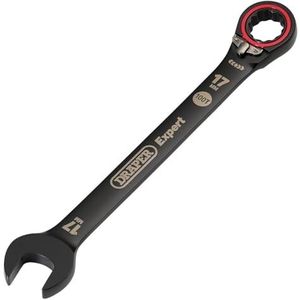 Draper 03907 Expert HI-TORQ Metrische Omkeerbare Ratchet Combinatiesleutel, 17mm, Zwart