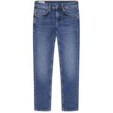 Jeans - Blauw - Katoen - Taps Toelopende Pasvorm - 5-Pocket Styling - Duurzaam