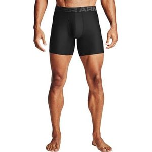 Under Armour Boxershorts heren Tech 6 inch 2 Pack , Zwart , S-M