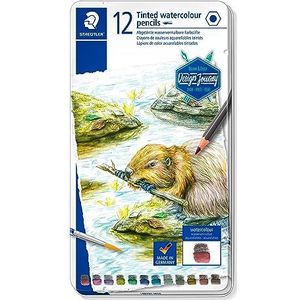 STAEDTLER 14610T M12 Design Journey getinte aquarel potloden - diverse kleuren (tin van 12)