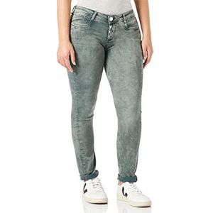 Street One dames jeans, Licht Bassy Olive Random Wash, 30W x 30L