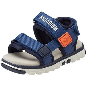 Palladium Pallanikoo effen platte sandalen, uniseks, baby True Navy, 25 EU