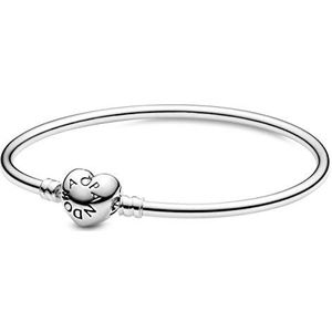 Pulsera Rígida Pandora 596268-19 Mujer Plata Moments