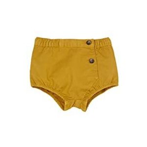 Gocco chino shorts voor baby's, Mosterd, 9-12 Maanden