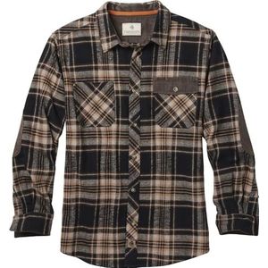 Legendary Whitetails Heren Harbor zwaar flanellen overhemd button-down-shirt, Ponderosa Plaid, Large