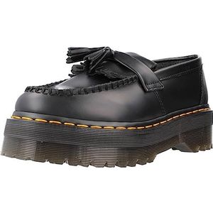 Dr. Martens Adrian Quad, Mocassin uniseks, volwassenen, Black Smooth, 40 EU, Black Smooth, 40 EU