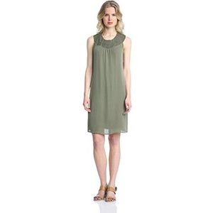 BOSS Oranje dames A-lijn jurk, coolettee, groen (khaki), 34