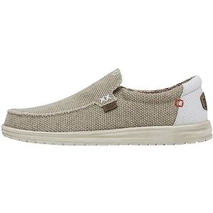 Hey Dude Mikka gevlochten loafer voor heren, gebroken wit, 43 EU, off-white, 43 EU