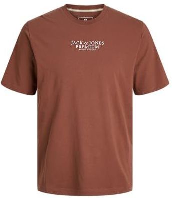 Jack & Jones - JPRBLUARCHIE - T-shirt - Roestbruin/Wit