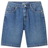 TOM TAILOR Bermuda jeansshort voor jongens, 10119 - Used Mid Stone Blue Denim, 164 cm