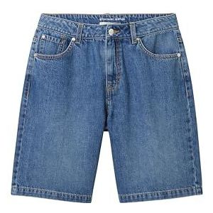 TOM TAILOR Bermuda jeansshort voor jongens, 10119 - Used Mid Stone Blue Denim, 164 cm